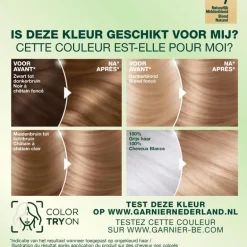 Garnier Nutrisse Crème Permanente Haarverf 7 Natuurlijk Blond
