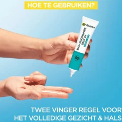 Garnier PureActive BHA + Niacinamide Daily fluid met SPF 50 40ML