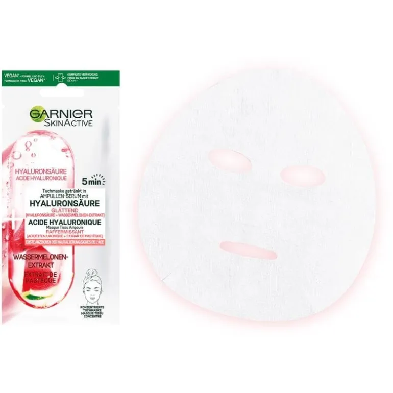 Garnier SkinActive Ampul Sheet Masker Met Watermeloen & Hyaluronzuur