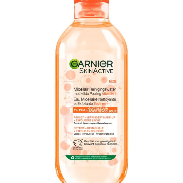 Garnier SkinActive Micellair Reinigingswater Milde Peeling Alles-in-1 400 ML