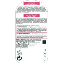 Garnier SkinActive Micellair Reinigingswater Droge Huid 400 ML