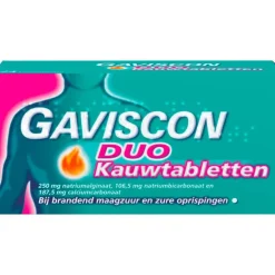 Gaviscon DUO Kauwtabletten Maagzuurremmer 24 Stuks