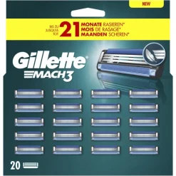 Gillette Mach3 Navulmesjes 20 Stuks