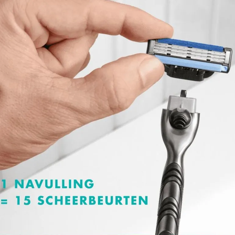 Gillette Mach3 Scheersysteem Met 3 Navulmesjes