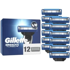 Gillette Mach3 Turbo Navulmesjes 12 Stuks