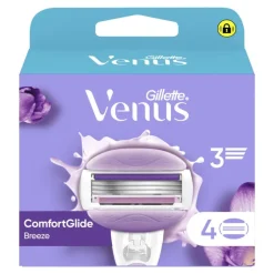 Gillette Venus ComfortGlide Breeze Navulmesjes 4 Stuks