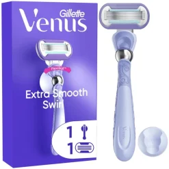 Gillette Venus Deluxe Smooth Swirl Extra Glad Scheersysteem 5 Blades