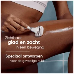 Gillette Venus Pro ComfortGlide Sensitive Scheersysteem 5 Blades + 1 Navulmesjes