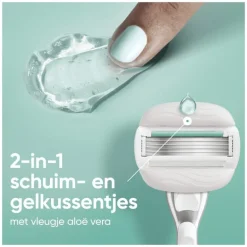 Gillette Venus Pro ComfortGlide Sensitive Scheersysteem 5 Blades + 1 Navulmesjes