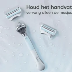 Gillette Venus Voor Huid en Schaamhaar Scheersysteem + Exfoliant
