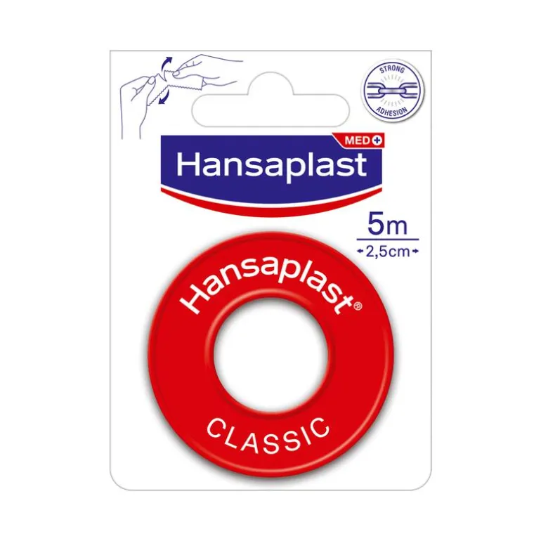Hansaplast Hechtpleister Classic 5 M x 2.5 CM