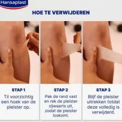 Hansaplast Second Skin Protectoin Waterproof en Transparante Pleister Strips 6 stuks