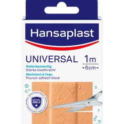 Hansaplast Universal Pleisterstrip waterbestendig 1 M x 6 CM