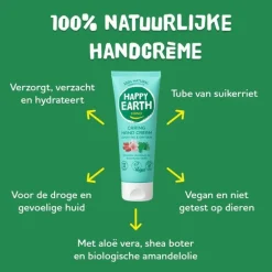 Happy Earth 100% Natural Caring Hand Cream 75ml