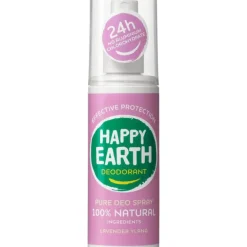 Happy Earth 100% Natuurlijke Lavender Ylang Deodorant Spray 100 ML