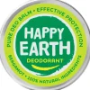 Happy Earth 100% Natuurlijke Bergamot Deodorant Balm 45 gram