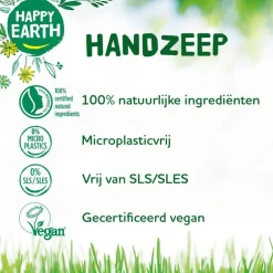 Happy Earth 100% Natuurlijke Cedar Lime Handzeep 300 ML