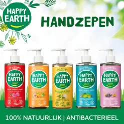 Happy Earth 100% Natuurlijke Cedar Lime Handzeep 300 ML