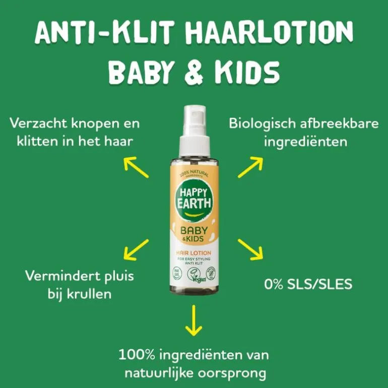 Happy Earth Baby & Kids Hair Lotion
