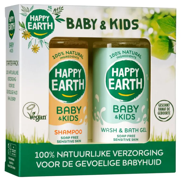 Happy Earth Baby & Kids Starter Pack 2x100ML