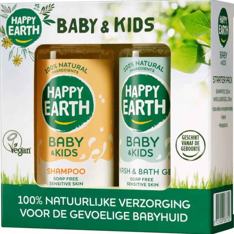 Happy Earth Baby & Kids Starter Pack 2x100ML