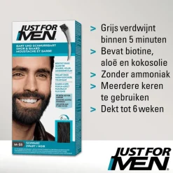 Just For Men Snor & Baard Zwart M55