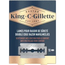 King C. Gillette Double Edge Razor Navulmesjes 10 Stuks