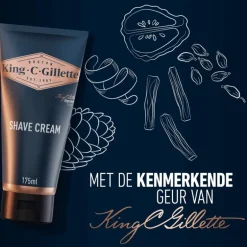King C. Gillette Scheercrème 175 ML