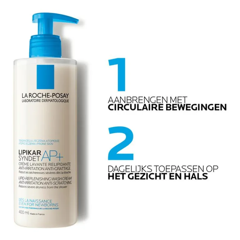 La Roche-Posay Syndet AP+ Reinigende Gel-Crème 400 ML