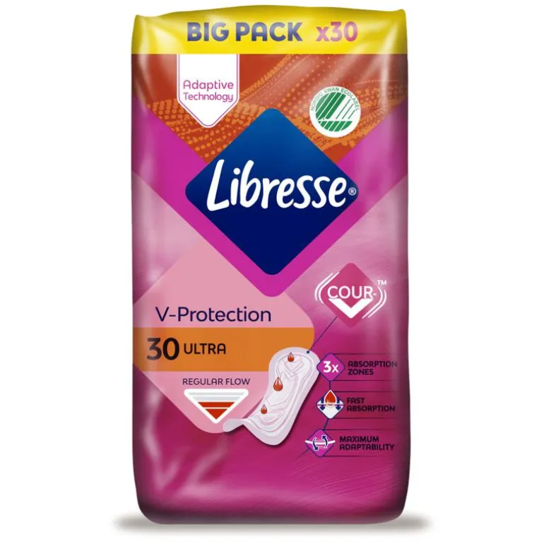 Libresse Ultra Regular Maandverband Big Pack 30 stuks