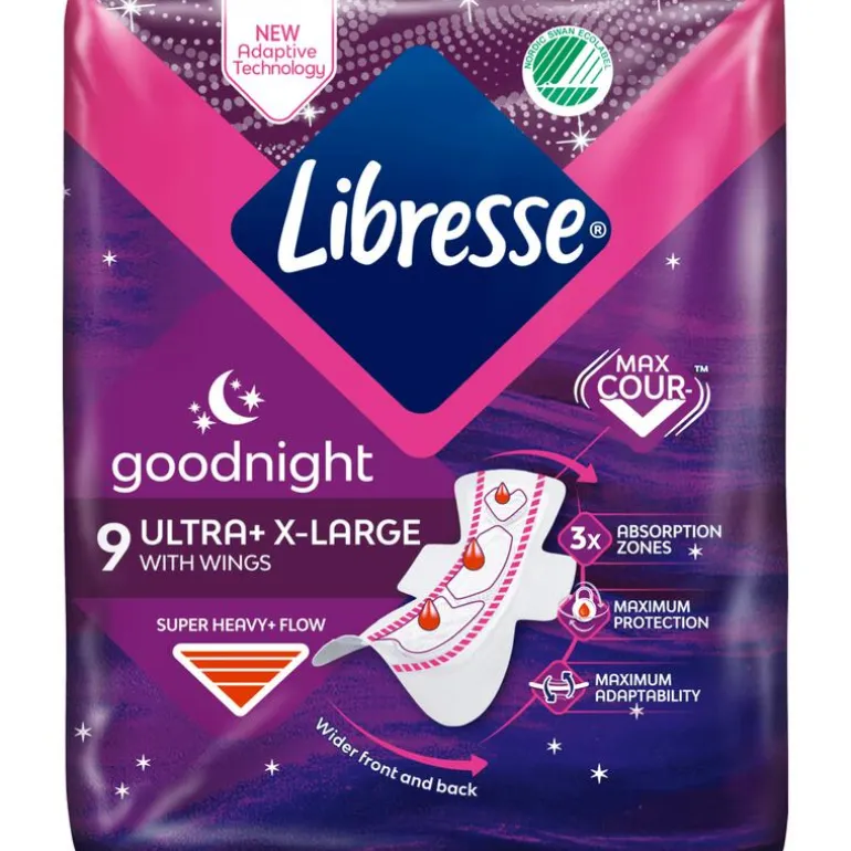 Libresse Ultra Thin Maandverband Goodnight Extra