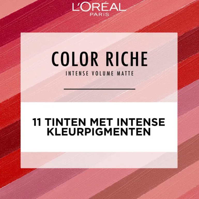 L'Oréal Paris Color Riche Intense Volume Matte Lipstick Rood 480 Le Plum Dominant 1,8 GR