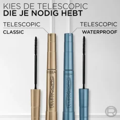 L'Oréal Paris False Lash Telescopic Lengte Mascara Zwart