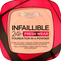 L'Oréal Paris Infaillible 24H Fresh Wear Foundation in a Powder 245 Golden Honey