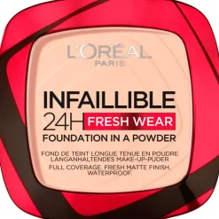 L'Oréal Paris Infaillible 24H Fresh Wear Foundation in a Powder 180 Rose Sand