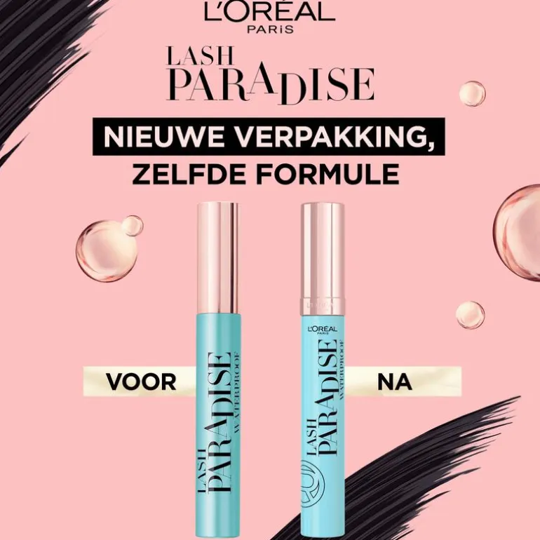 L'Oréal Paris Lash Paradise Volume Mascara Waterproof Zwart