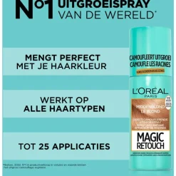 L'Oréal Paris Magic Retouch Camouflerende Uitgroeispray Middenblond 75 ML