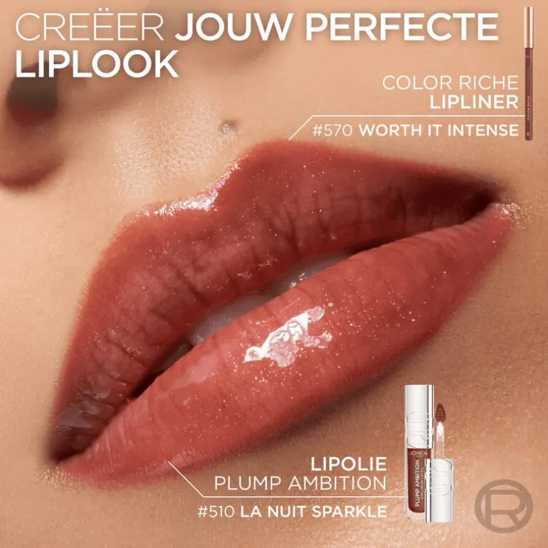 L'Oréal Paris Plump Ambition 490 Berry Jolie Lipgloss