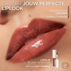 L'Oréal Paris Plump Ambition 485 Wine O'Clock Lipgloss