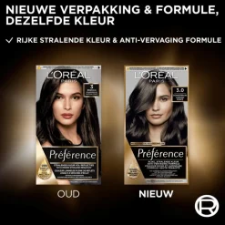 L'Oréal Paris Préférence 3 Donkerbruin Haarverf