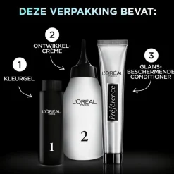 L'Oréal Paris Préférence Vivids Permanente Haarverf 9.11 Smokey Grey