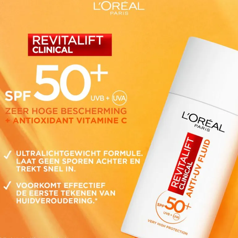 L'Oréal Paris Revitalift Clinical Vitamin C UV Fluid Daily Moisturizer 50 ML