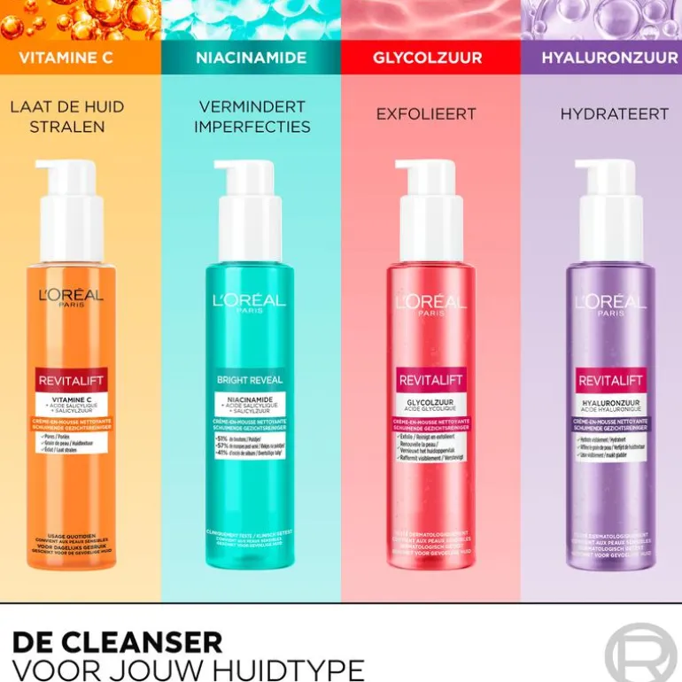 L'Oréal Paris Revitalift Filler Reinigingsgel Met Hyaluronzuur 150 ML