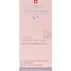 Louis Widmer Fluide Hydratant UV 6 Zonder Parfum 50 ML