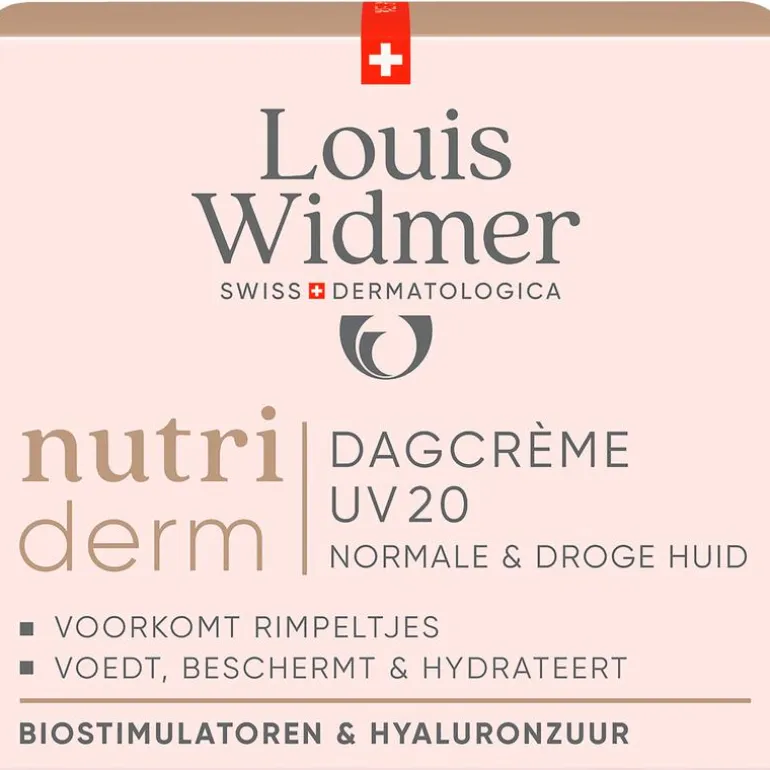 Louis Widmer Nutriderm Dagcrème UV SPF 20 Licht Geparfumeerd 50 ML
