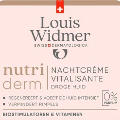Louis Widmer Nutriderm Nachtcrème Vitalisante Zonder Parfum 50 ML