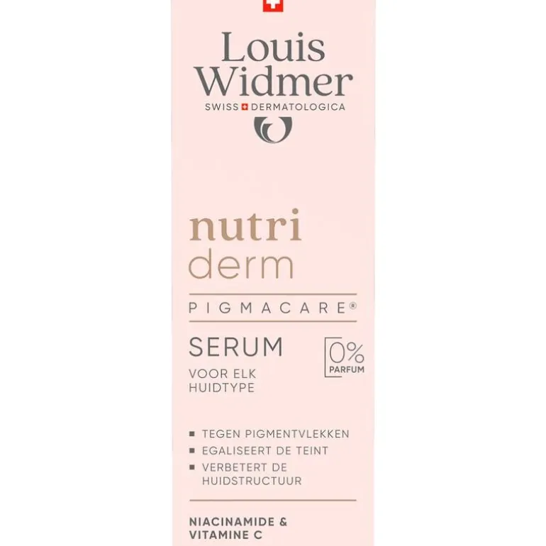 Louis Widmer Nutriderm Pigmacare Serum Zonder Parfum 30 ML