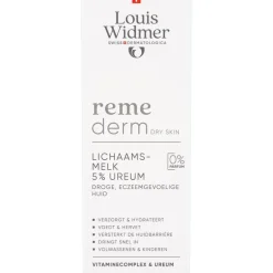 Louis Widmer Remederm Lichaamsmelk 5 % Ureum Zonder Parfum 200ML