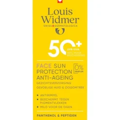 Louis Widmer Sun Protection Face Zonder Parfum SPF50+ 50 ML