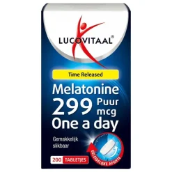 Lucovitaal Melatonine 299mcg Time Released 200 st
